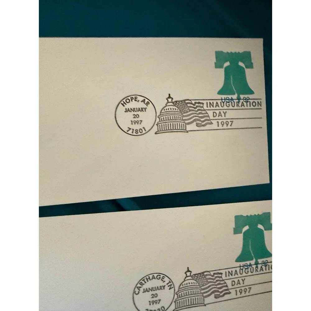 1997 USPS 53rd Presidential Inauguration Bill Clinton Al Gore Envelope Set